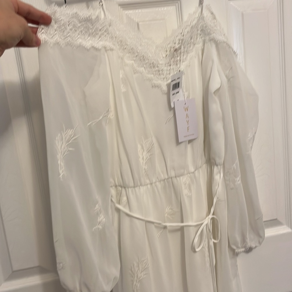 Wayf Cold-Shoulder Dress